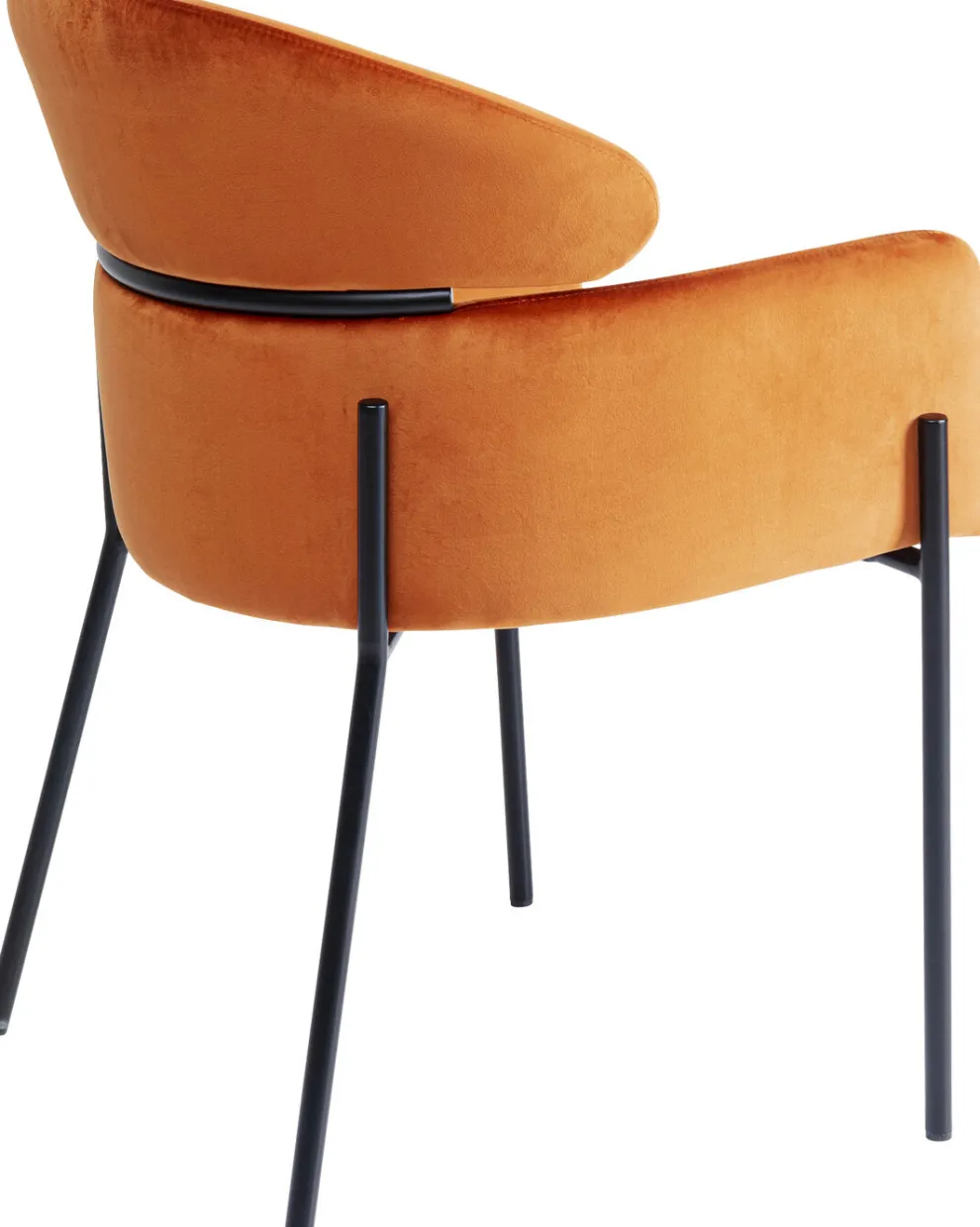 Eetkamerstoel Alexia Fluweel Oranje