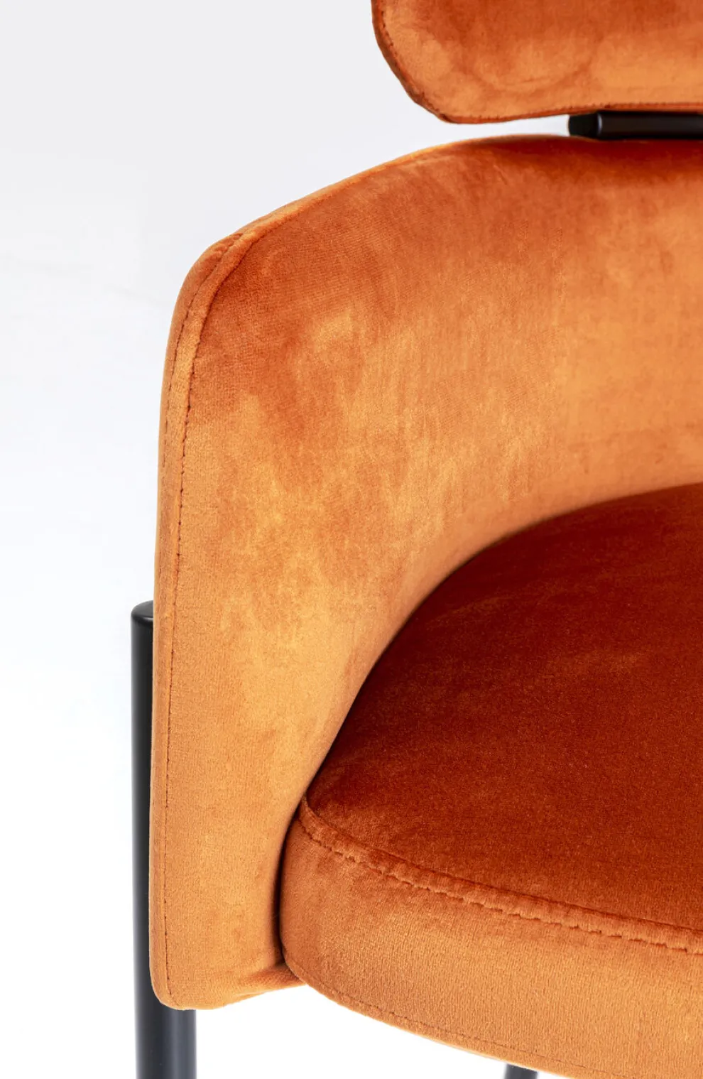 Eetkamerstoel Alexia Fluweel Oranje