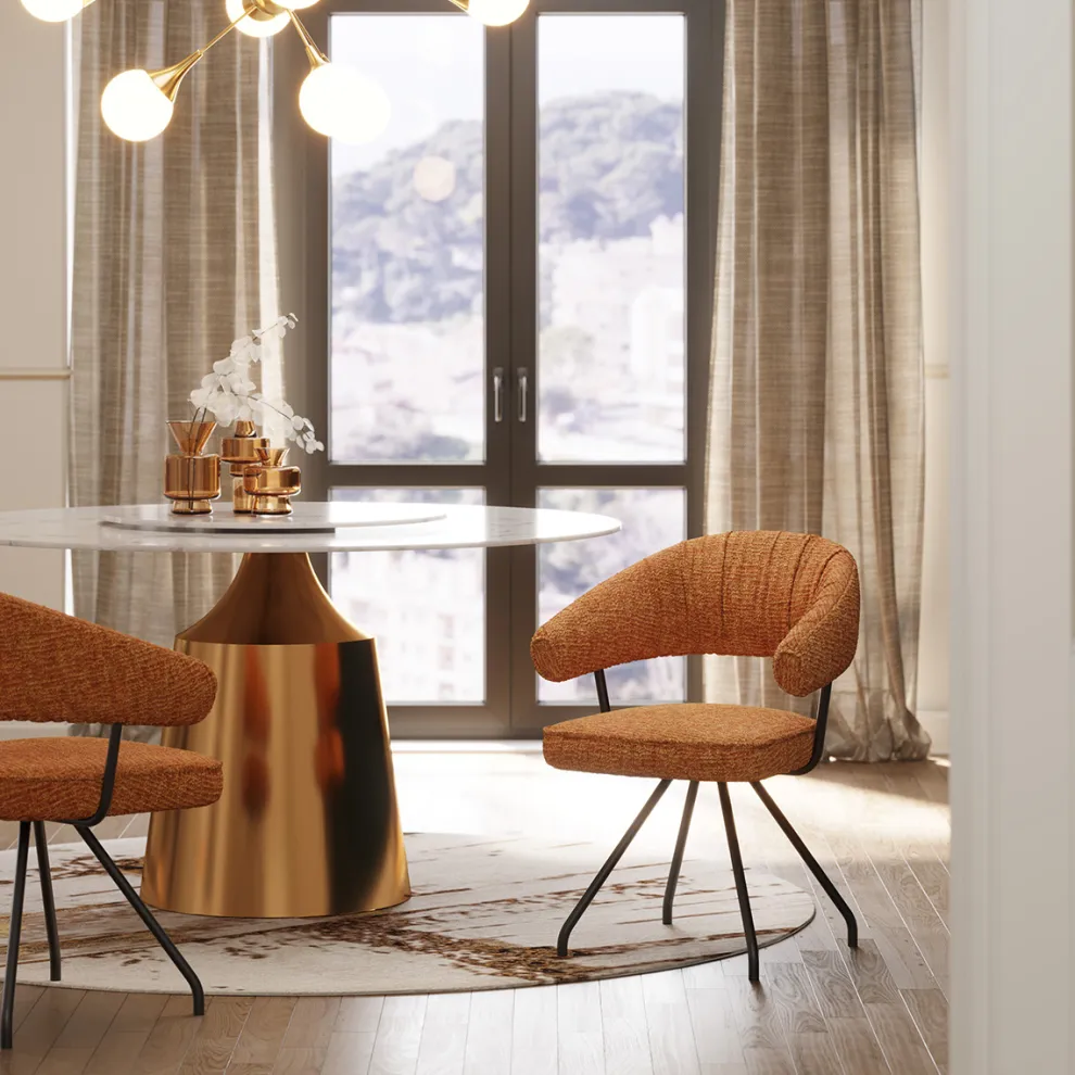 Eetkamerstoel Arabella Orange