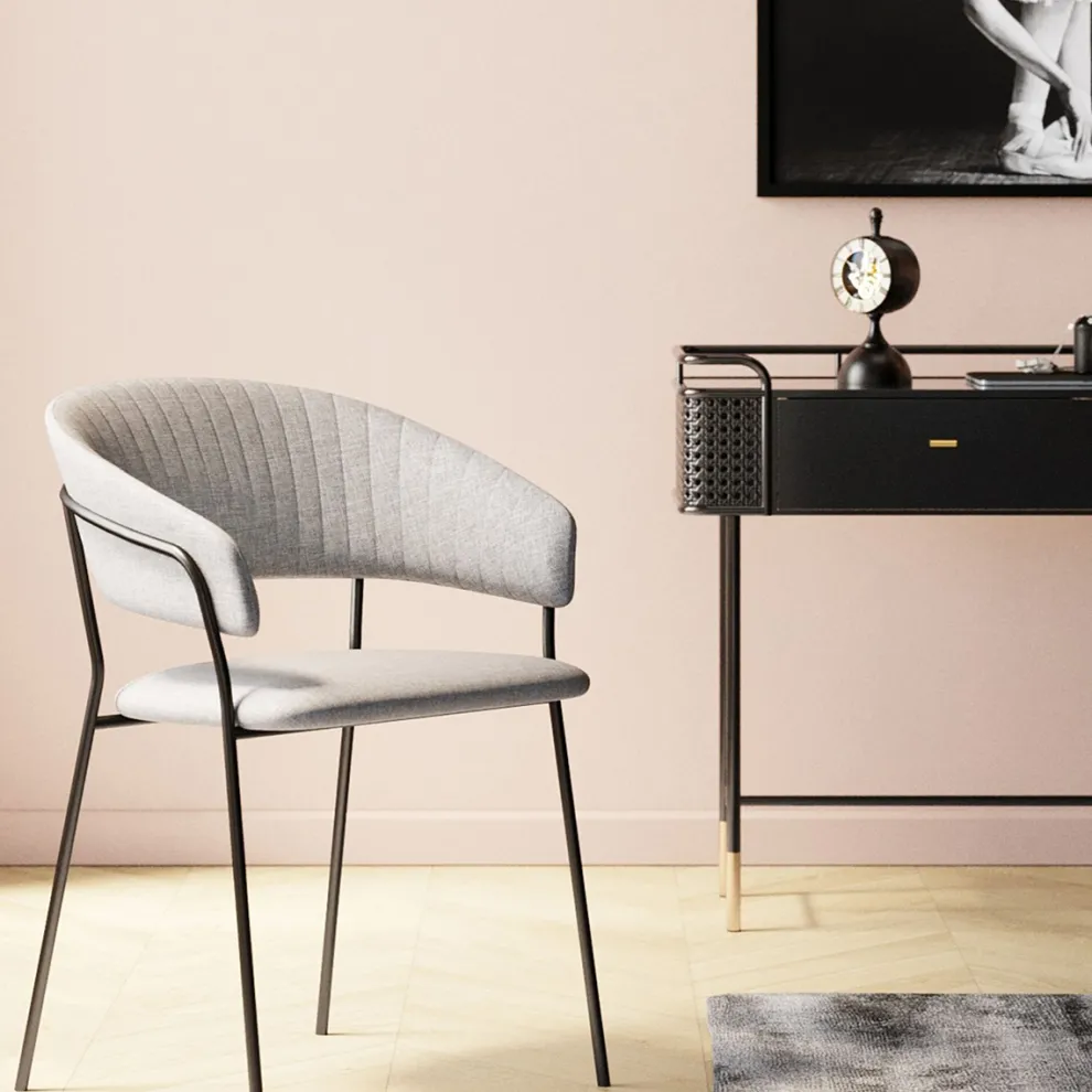 Eetkamerstoel Belle Beige (Set Van 2)