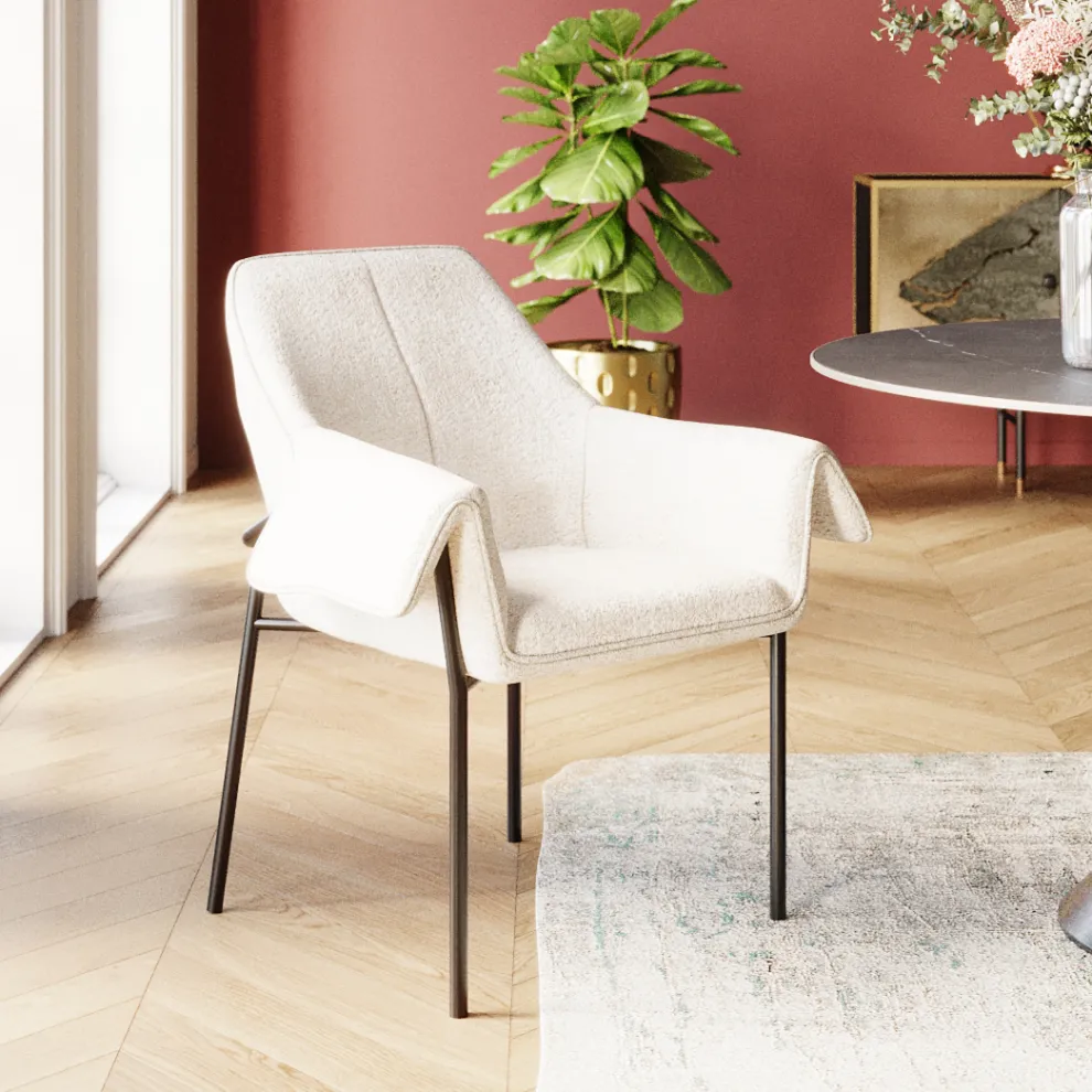 Eetkamerstoel Bess Cream