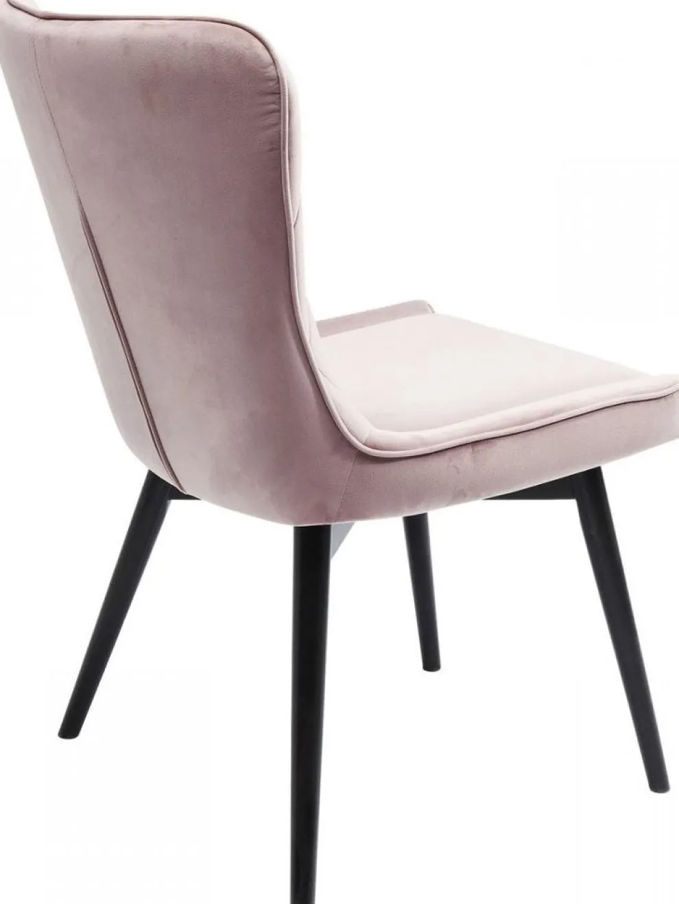 Eetkamerstoel Black Marshall Fluweel Roze