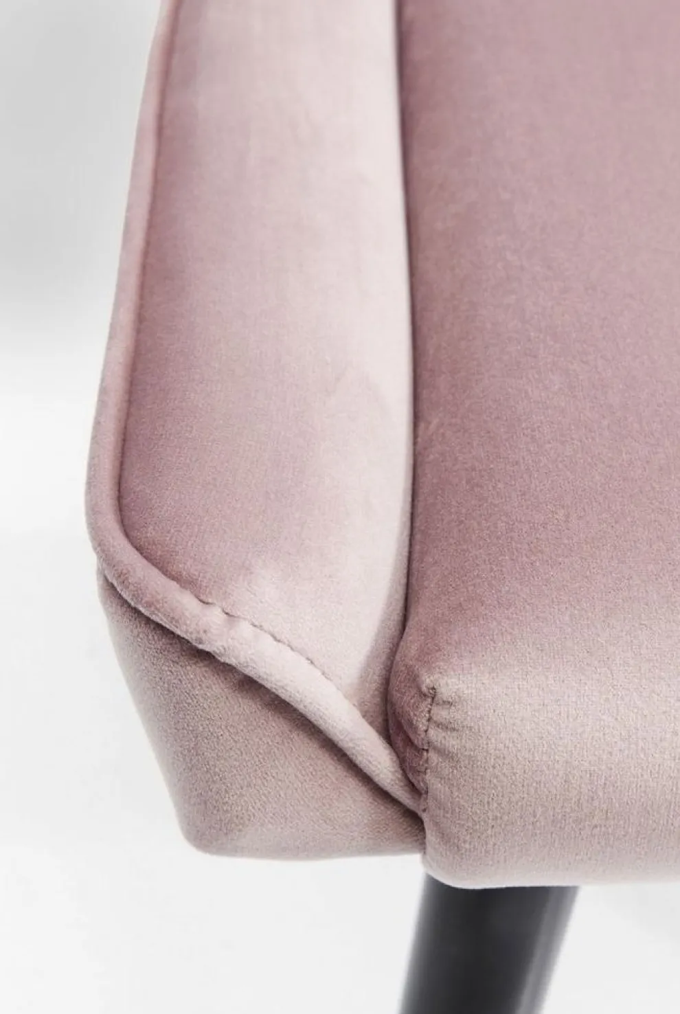 Eetkamerstoel Black Marshall Fluweel Roze