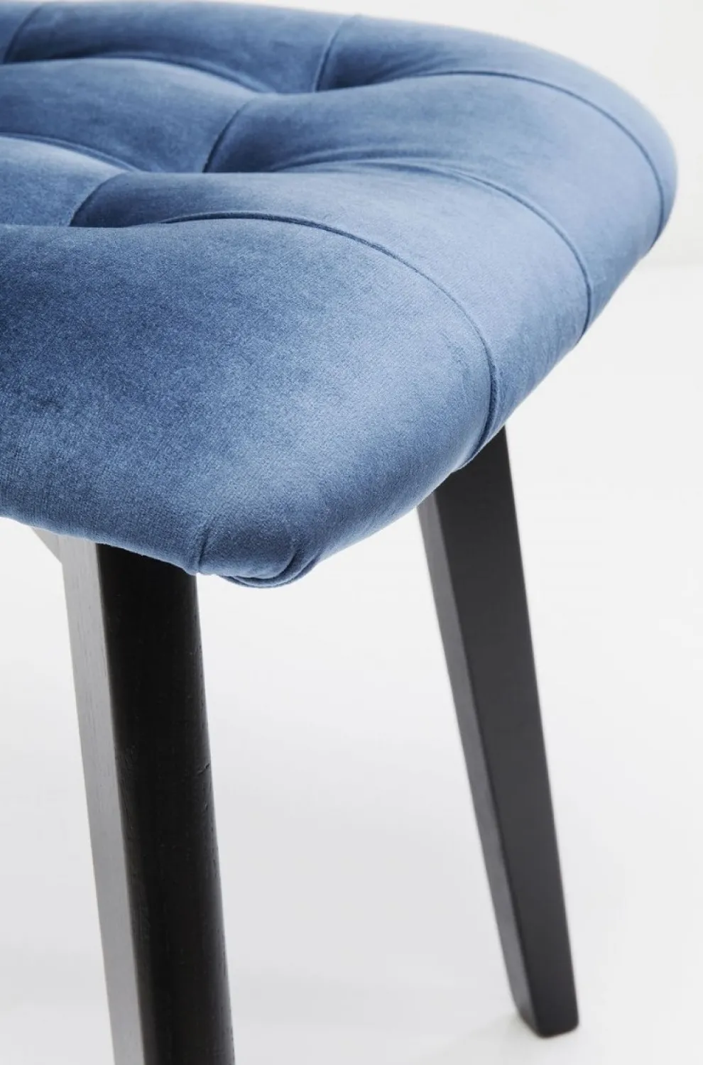 Eetkamerstoel Black Moritz Fluweel Blauw