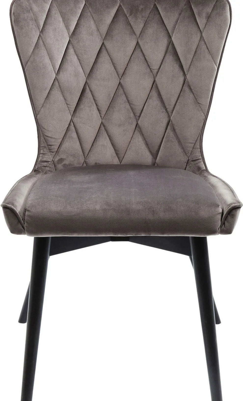 Eetkamerstoel Black Marshall Fluweel Grijs
