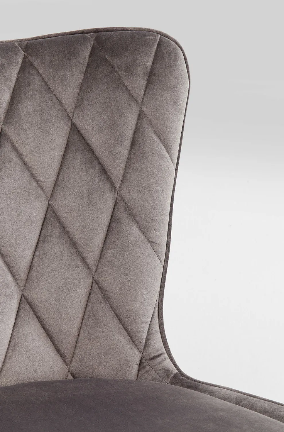 Eetkamerstoel Black Marshall Fluweel Grijs