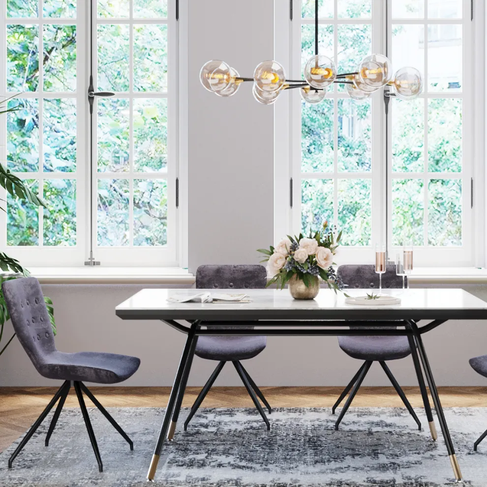 Eetkamerstoel Butterfly Donkergrijs