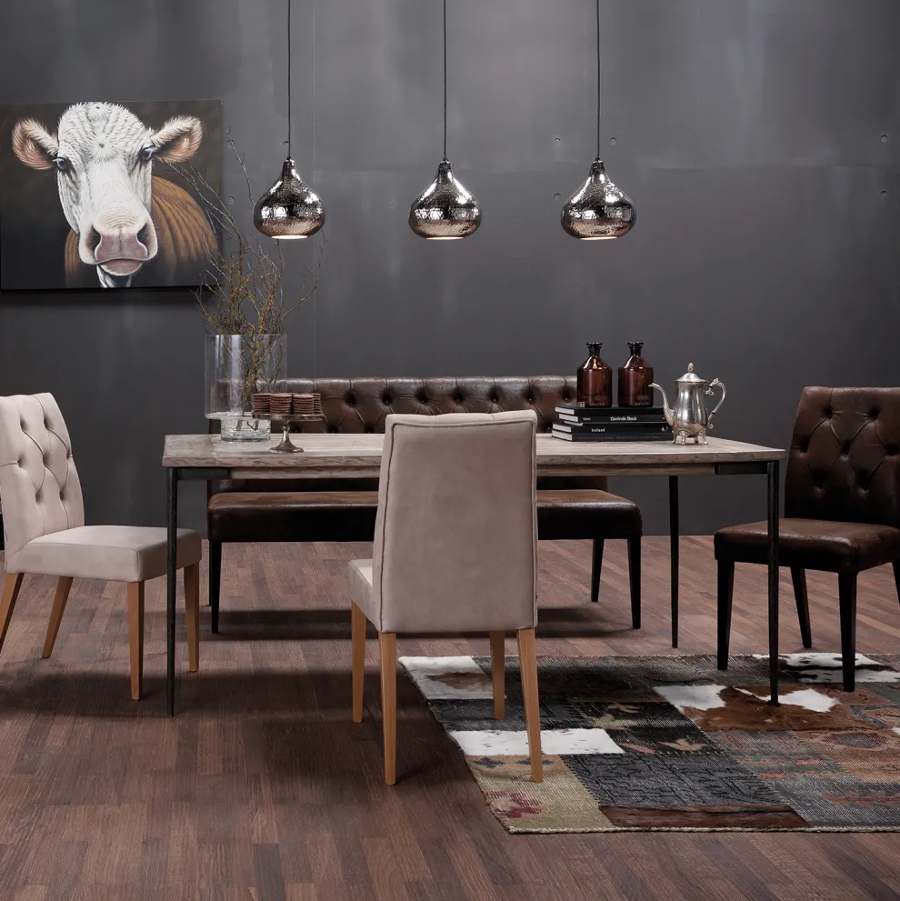 Eetkamerstoel Casual Buttons Vintage