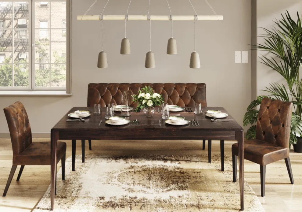 Eetkamerstoel Casual Buttons Vintage