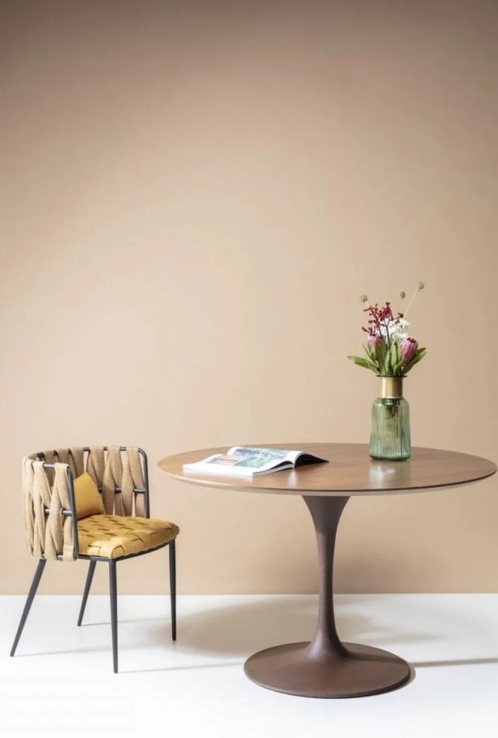 Eetkamerstoel Cheerio Geel Incl. Kussen