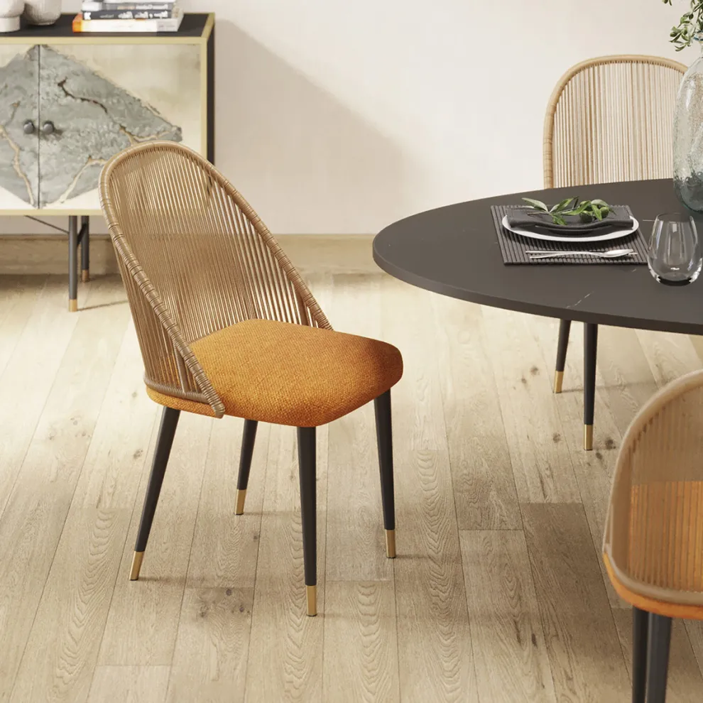 Eetkamerstoel Danza Orange