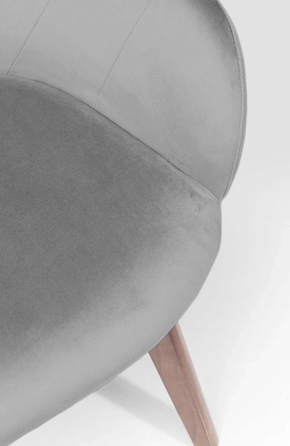 Eetkamerstoel Dark Lady Fluweel Grijs