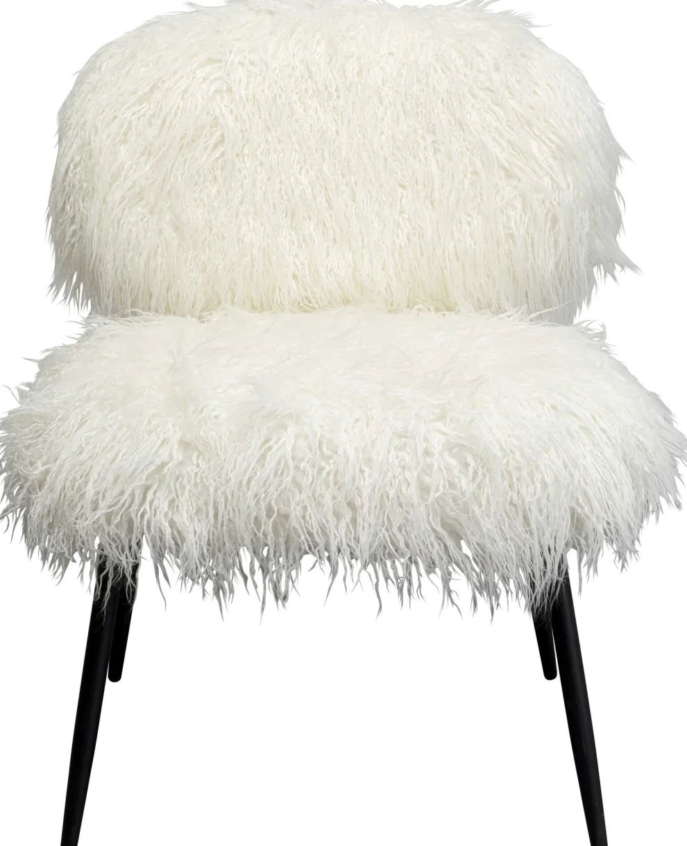 Eetkamerstoel Hairy White