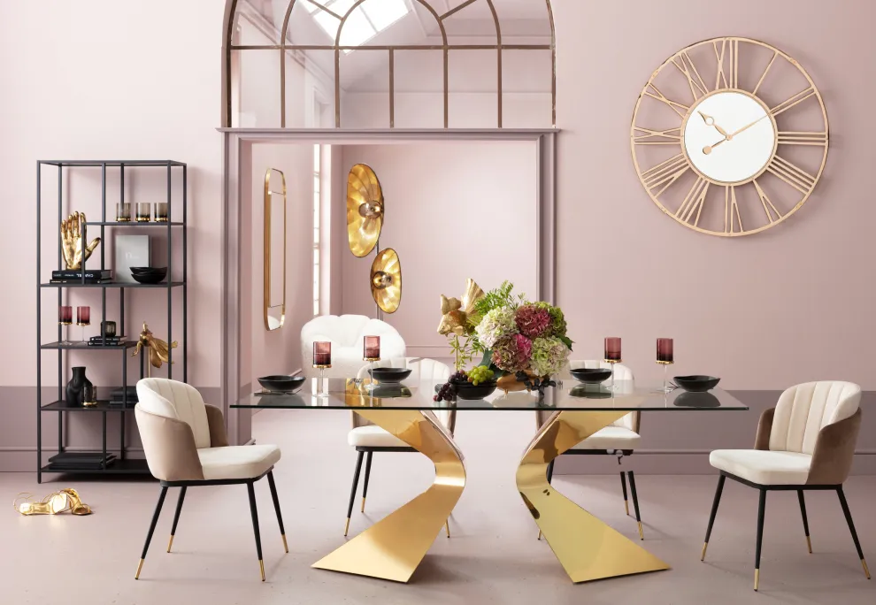 Eetkamerstoel Hojas Beige