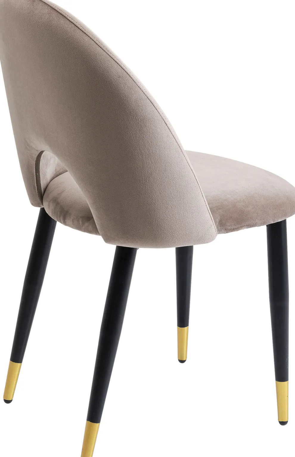 Eetkamerstoel Iris Fluweel Taupe (set Van 2)