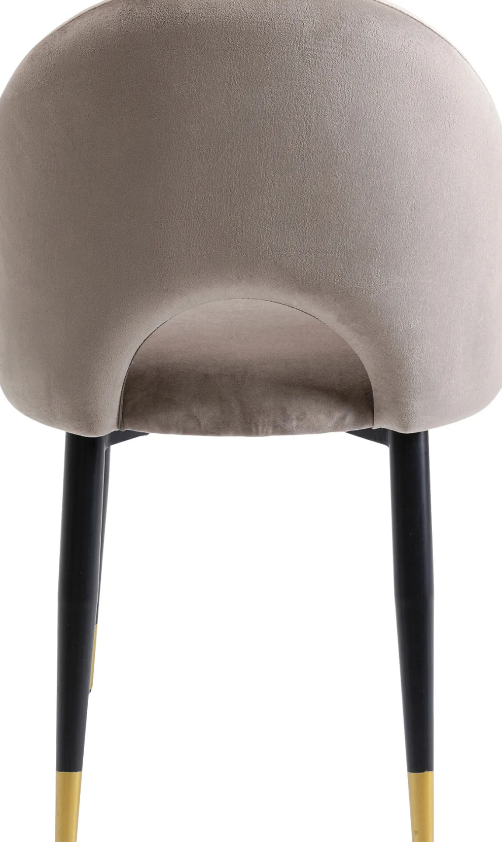 Eetkamerstoel Iris Fluweel Taupe (set Van 2)