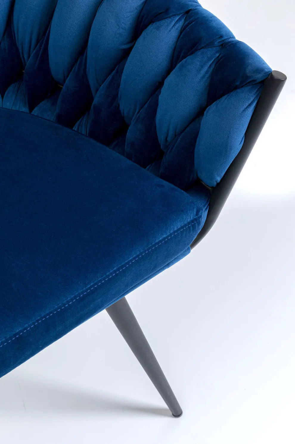 Eetkamerstoel Knot Blauw