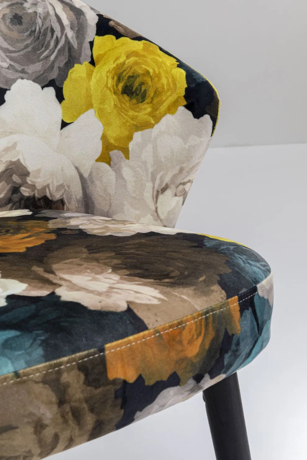 Eetkamerstoel Peony Flower Geel