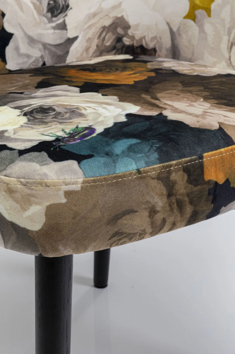 Eetkamerstoel Peony Flower Geel