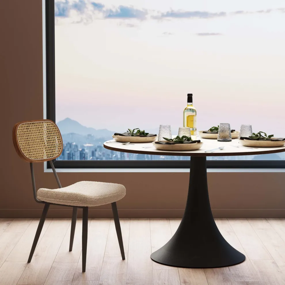 Eetkamerstoel Rosali Cream