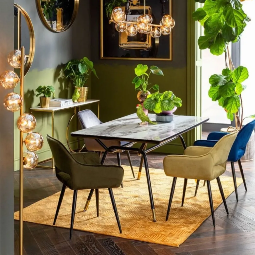 Eetkamerstoel San Fransisco Donkergroen