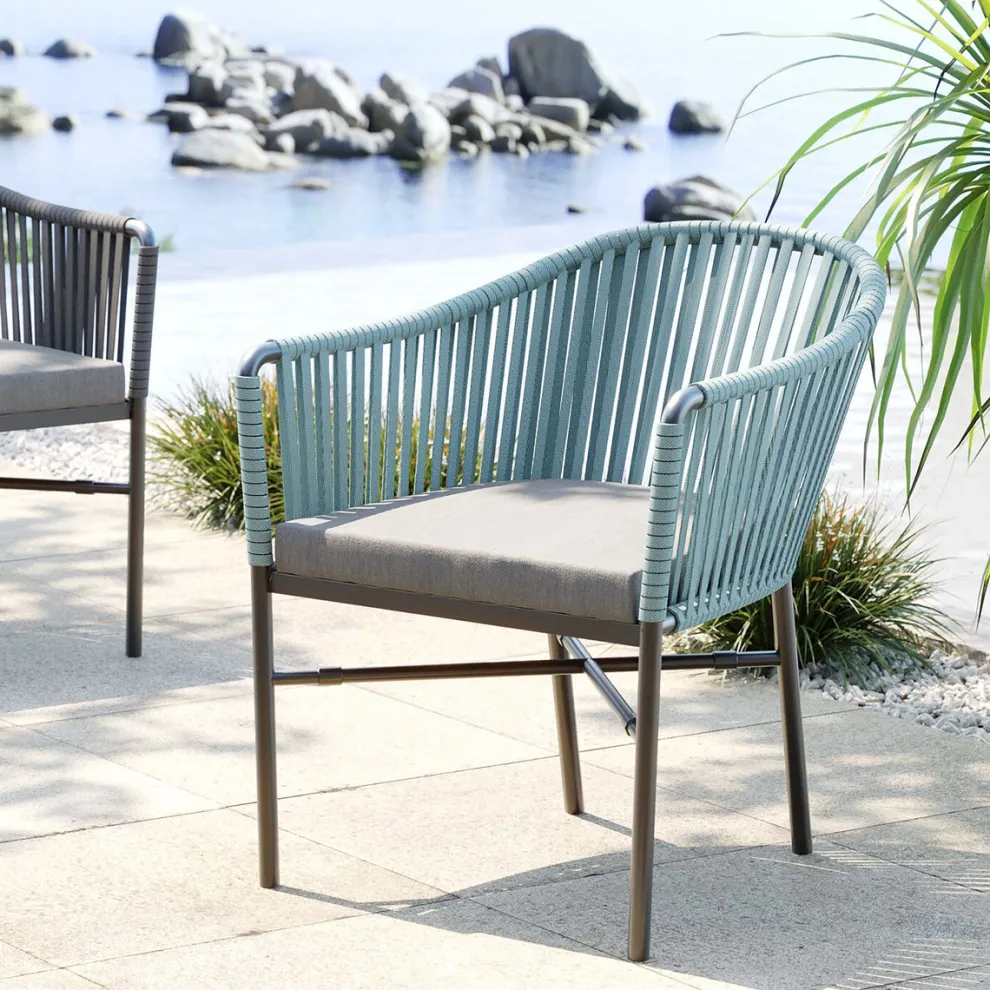 Eetkamerstoel Santanyi Petrol