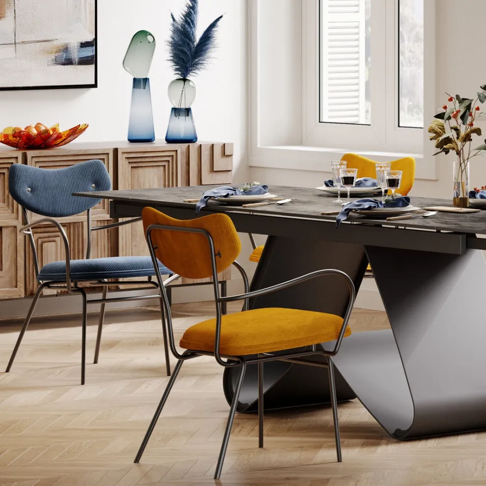 Eetkamerstoel Viola Yellow