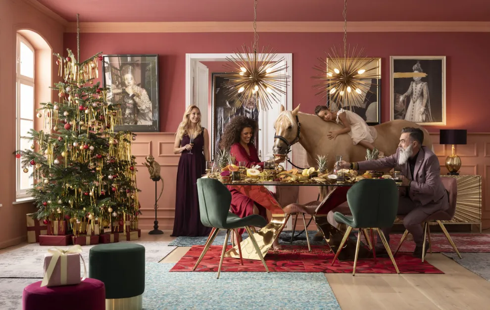 Eetkamerstoel Viva Roze