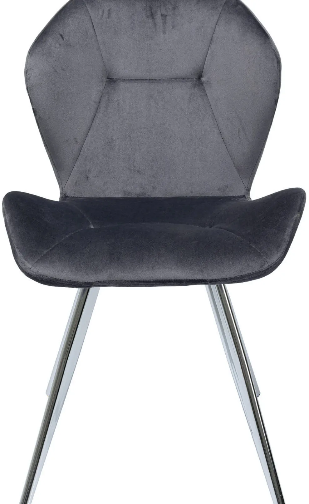 Eetkamerstoel Viva Grijs Chroom