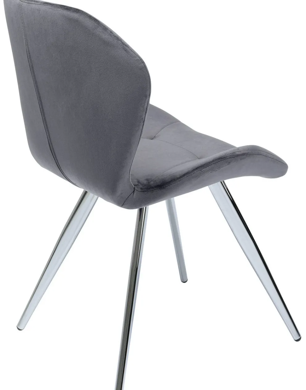 Eetkamerstoel Viva Grijs Chroom