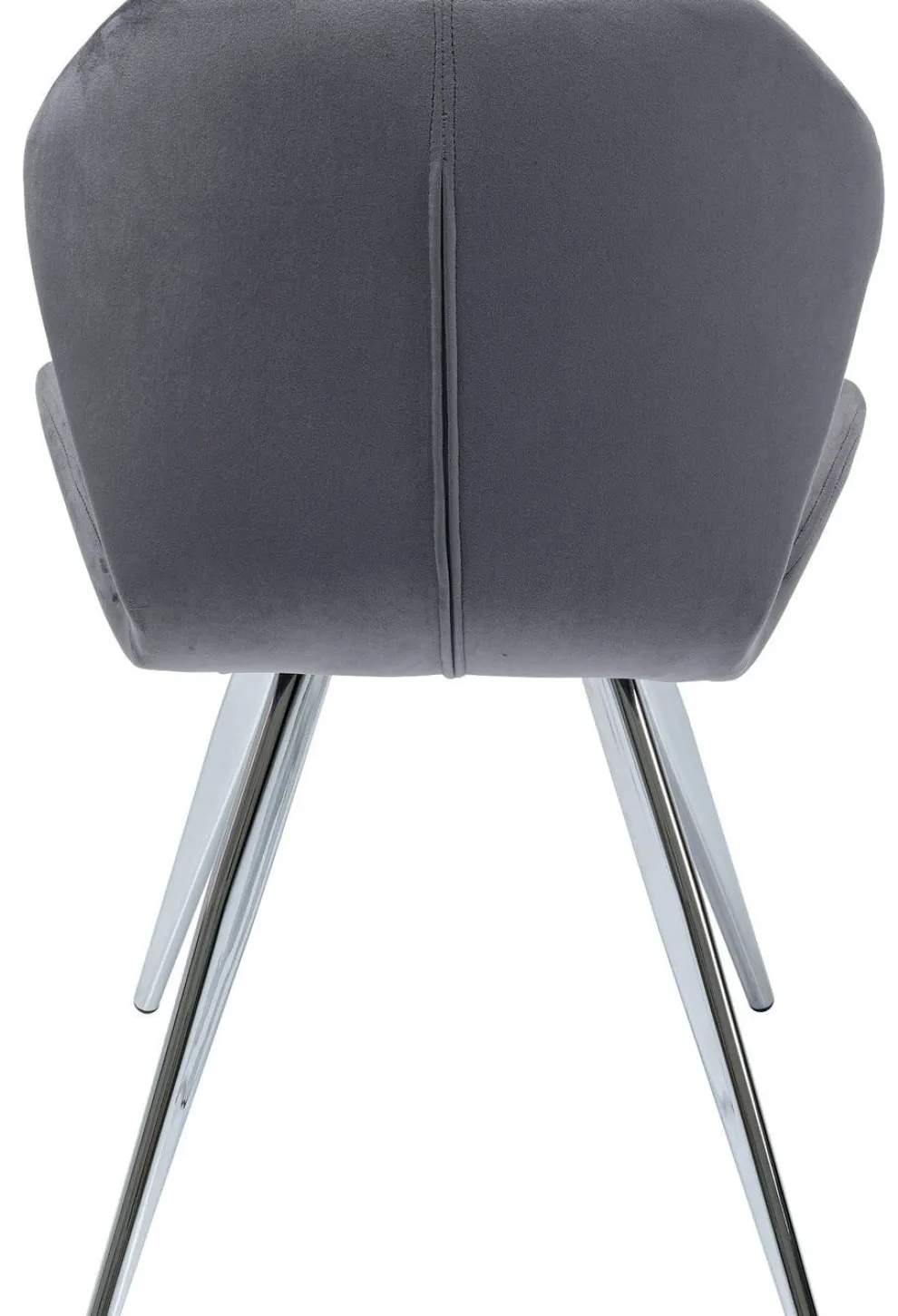 Eetkamerstoel Viva Grijs Chroom