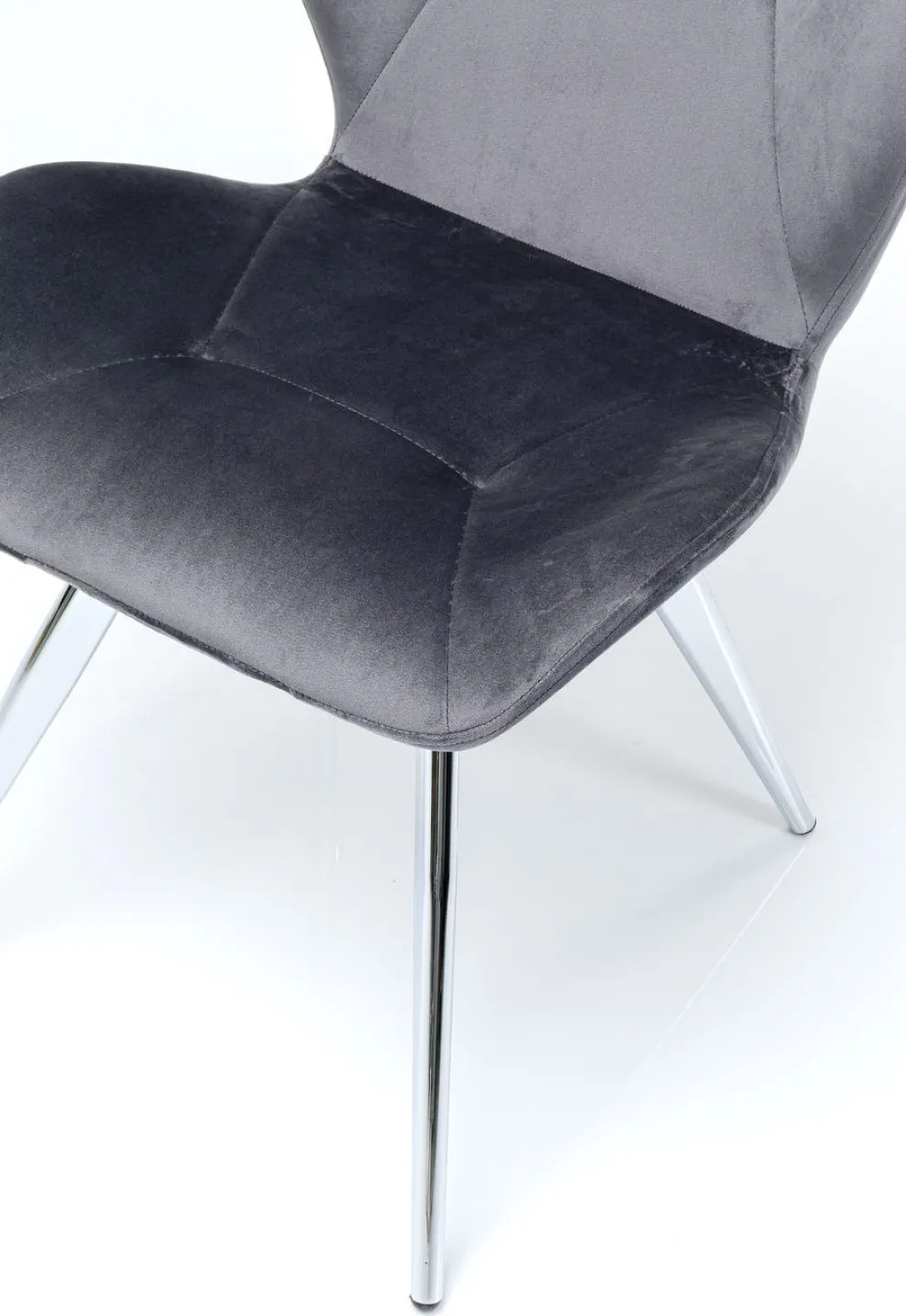 Eetkamerstoel Viva Grijs Chroom