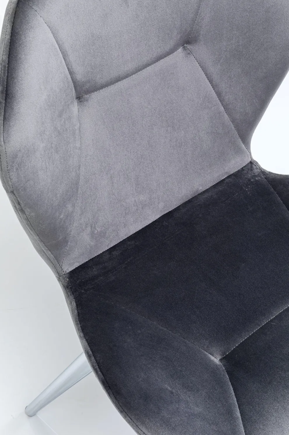 Eetkamerstoel Viva Grijs Chroom