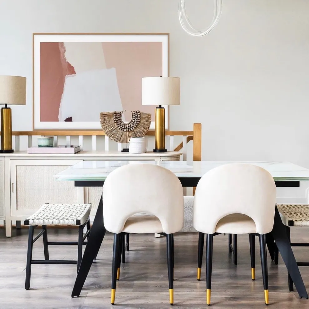 Eettafel Amsterdam Marmer 160(+40+40)x90