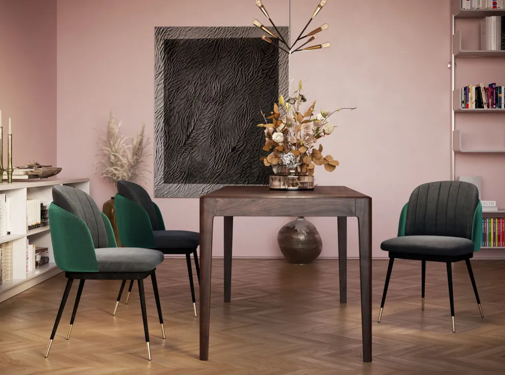 Eettafel Brooklyn Walnoot 160x80cm