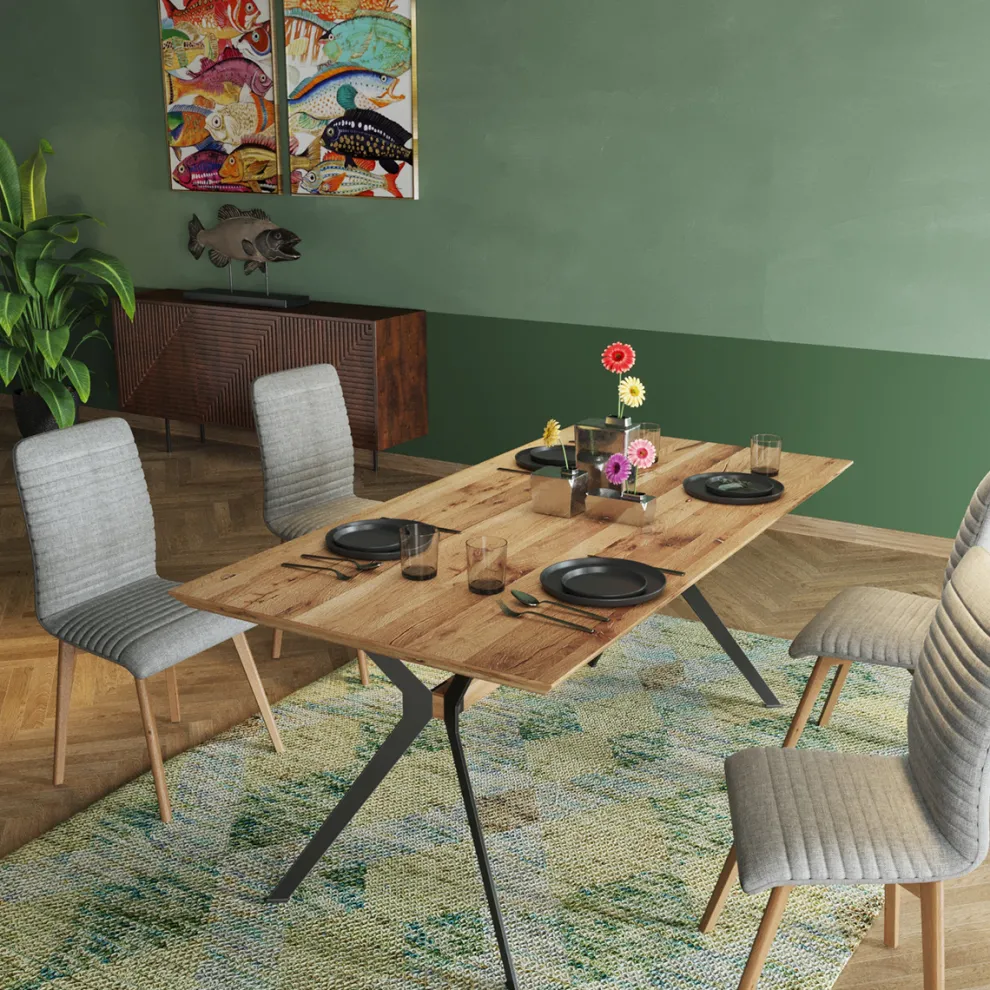 Eettafel Downtown 180x90cm