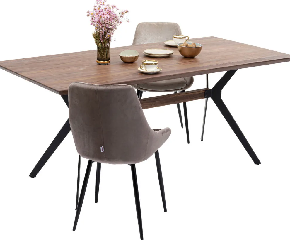 Eettafel Downtown Walnoot 180x90cm