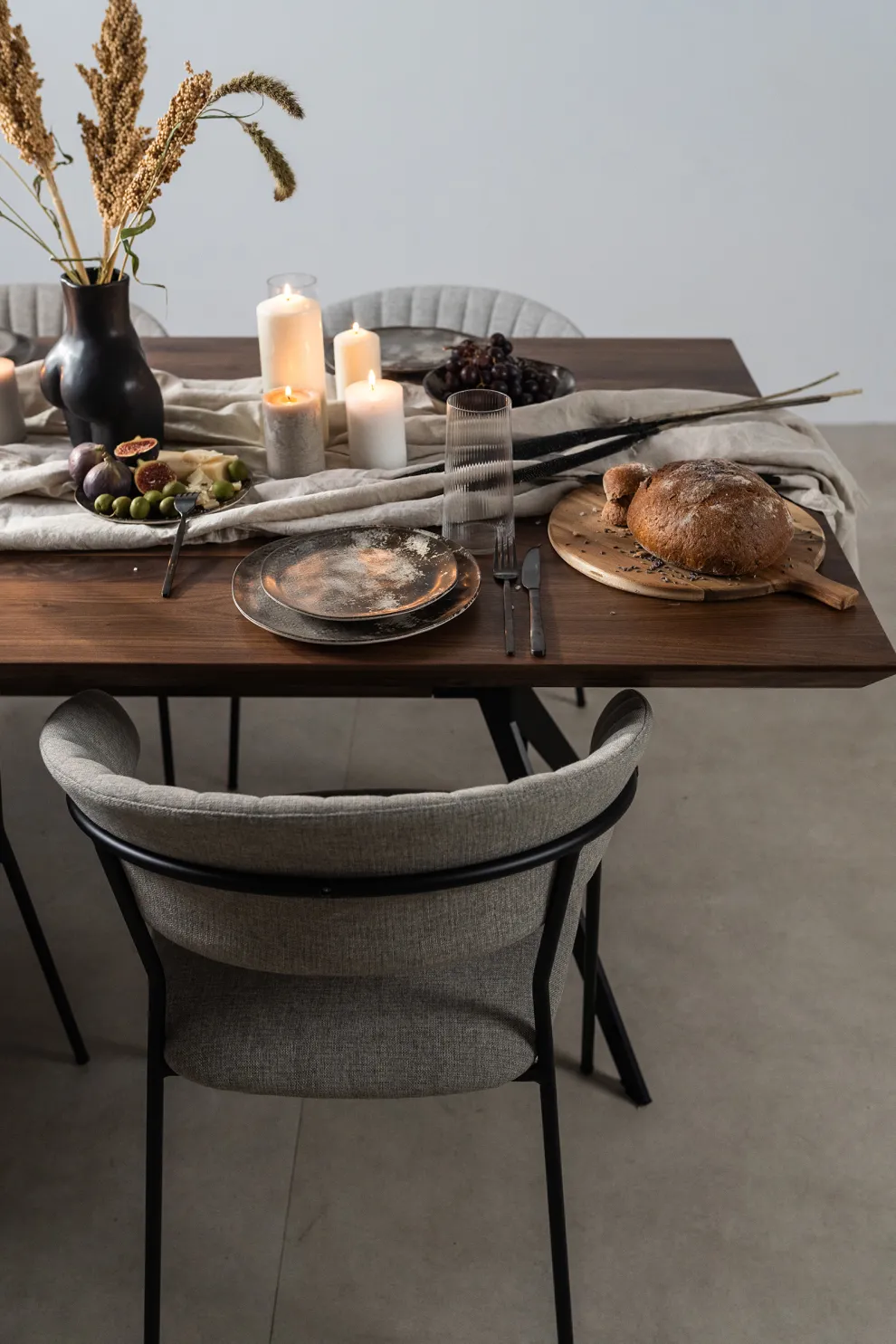 Eettafel Downtown Walnoot 220x100cm