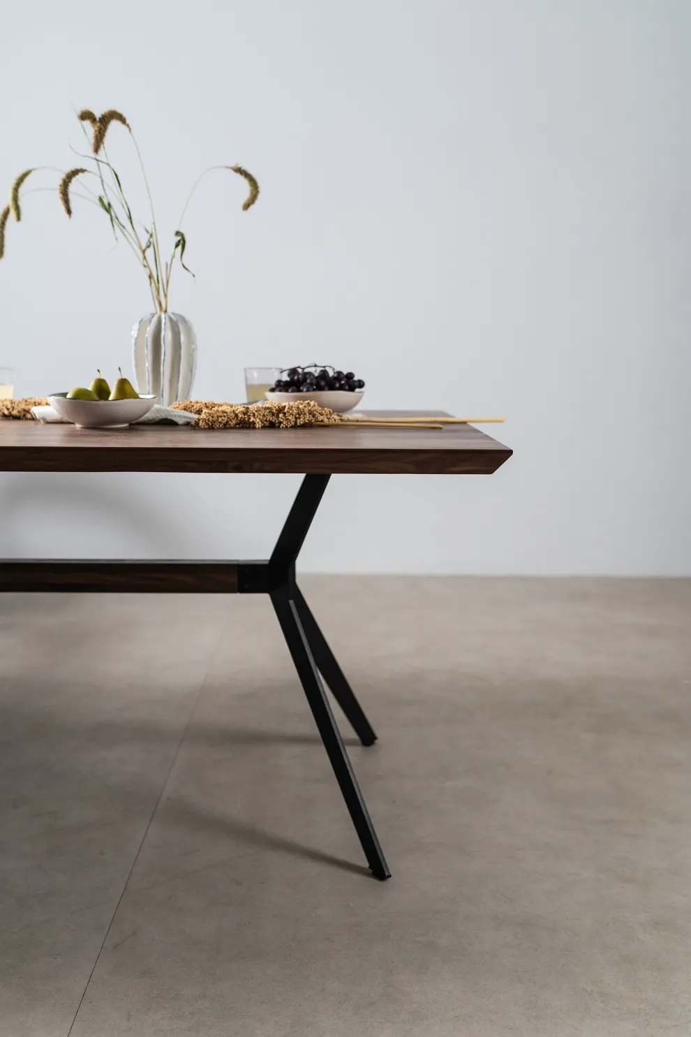 Eettafel Downtown Walnoot 220x100cm