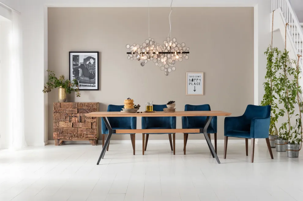 Eettafel Downtown Eiken 220x100cm