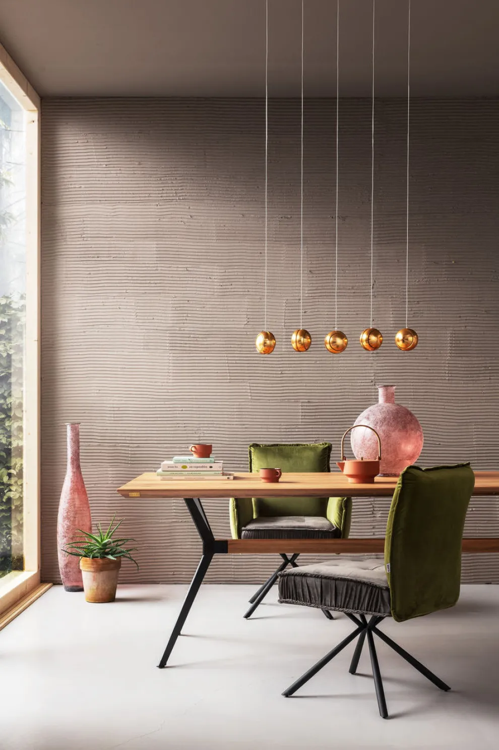 Eettafel Downtown Eiken 220x100cm