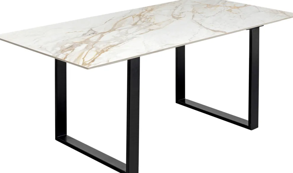 Eettafel Eternity Zwart 180x90cm