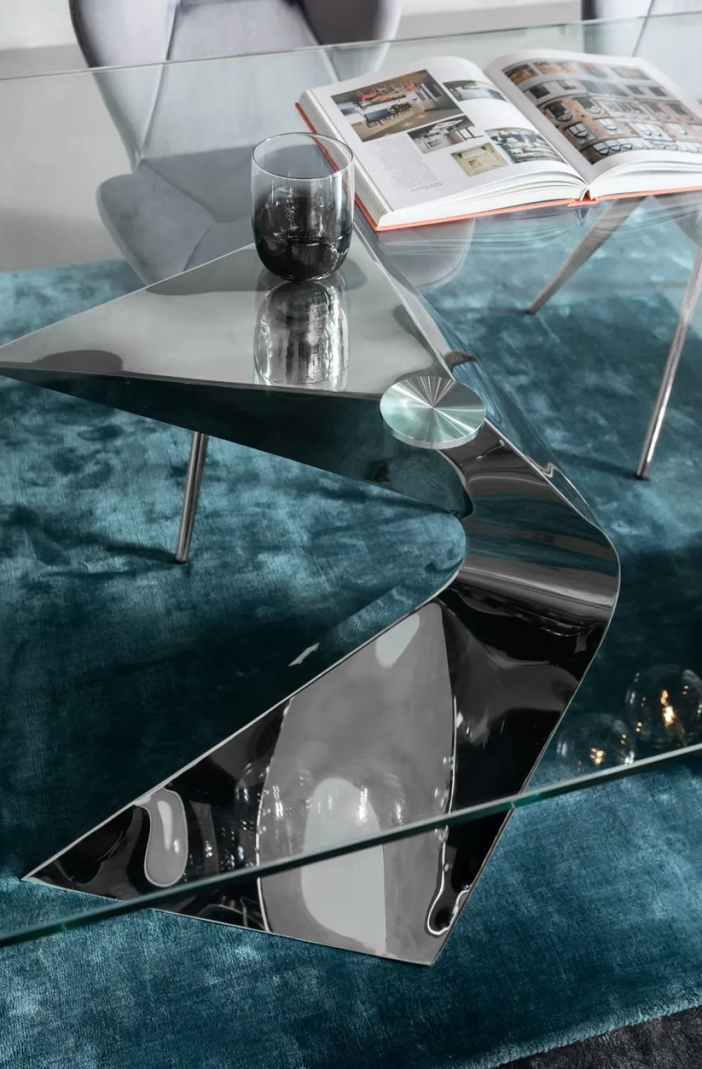 Eettafel Gloria Chroom