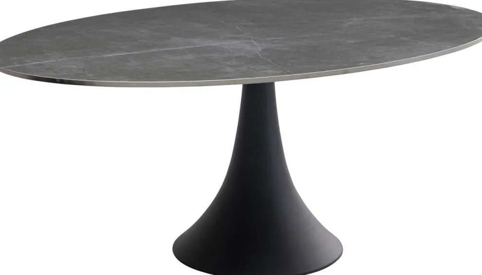 Eettafel Grande Possibilita Zwart 180x120cm