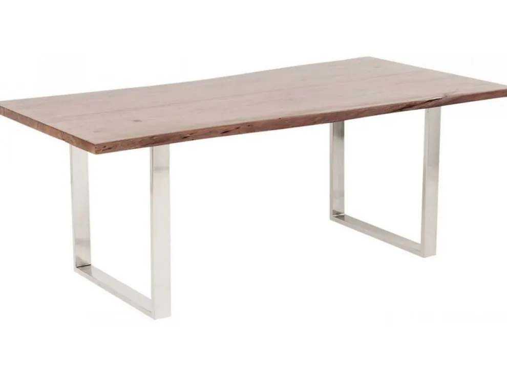 Eettafel Harmony Dark Chrome 200x100