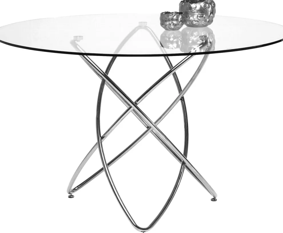 Eettafel Molekular Zilver Ø120cm