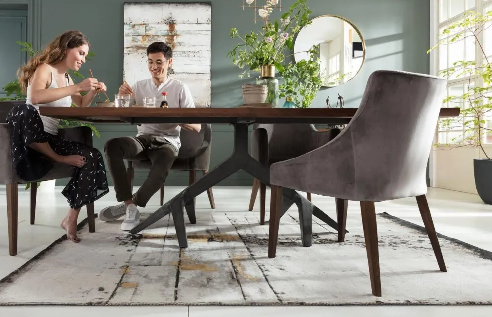 Eettafel Roots Dark 220x100cm