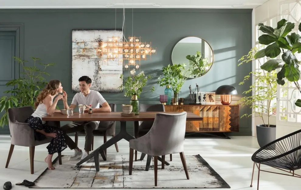 Eettafel Roots Dark 220x100cm