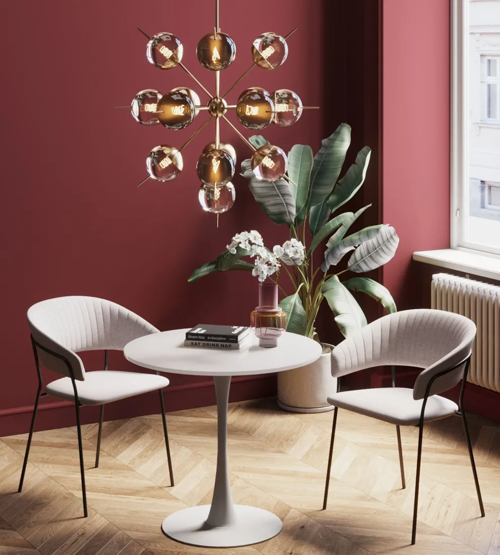 Eettafel Schickeria White 80cm