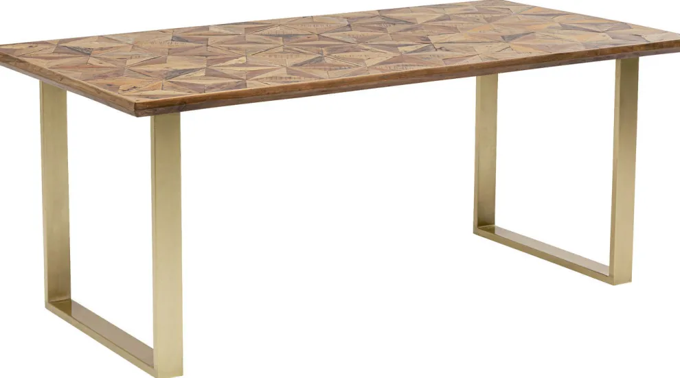 Eettafel Stars Messing 180x90cm